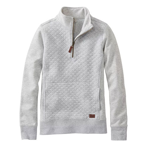L.L. Bean Women's Quilted Quarter-Zip Pullover