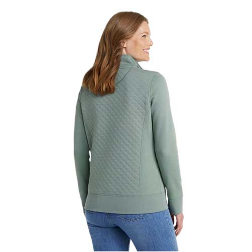 L.L. Bean Women's Quilted Quarter-Zip Pullover