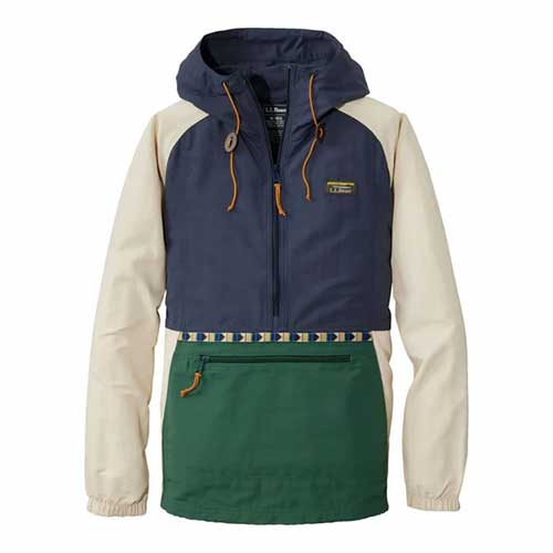 L.L. Bean Men's Mountain Classic Anorak, Multi-Color