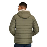 L.L. Bean Men's Mountain Classic Down Hooded Jacket, Sherpa Lined