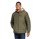 L.L. Bean Men's Mountain Classic Down Hooded Jacket, Sherpa Lined