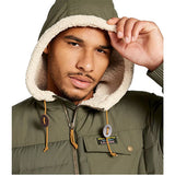 L.L. Bean Men's Mountain Classic Down Hooded Jacket, Sherpa Lined