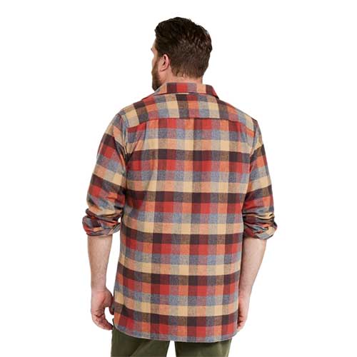 L.L. Bean Men's Chamois Shirt, Plaid, Slightly Fitted