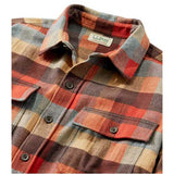 L.L. Bean Men's Chamois Shirt, Plaid, Slightly Fitted