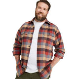 L.L. Bean Men's Chamois Shirt, Plaid, Slightly Fitted