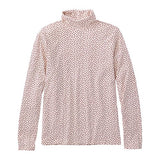 L.L. Bean Women's Pima Cotton Turtleneck, Long-Sleeve Print