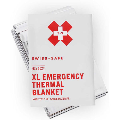 Swiss Safe XL Emergency Mylar Thermal Blanket