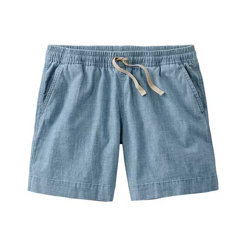 L.L. Bean Women's Lakewashed Chambray Dock Short - Regular