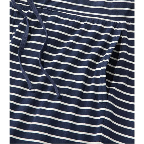L.L. Bean Women's Super-Soft Shrink-Free Button Front Pajama Set, Stripe