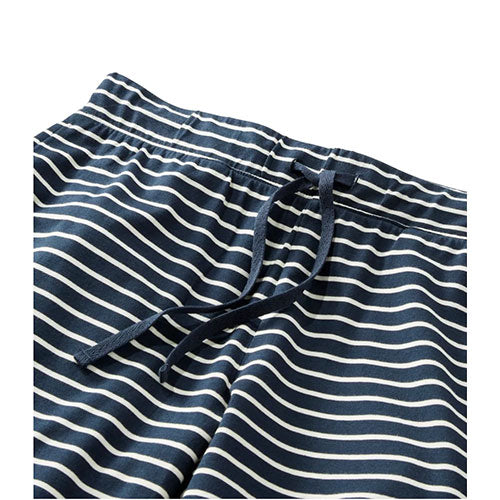 L.L. Bean Women's Super-Soft Shrink-Free Button Front Pajama Set, Stripe