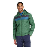 L.L. Bean Men's Mountain Classic Puffer Hooded Jacket, Colorblock