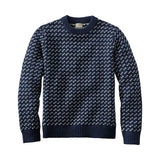 L.L. Bean Men's Bean's Classic Ragg Wool Crew Sweater Birdseye