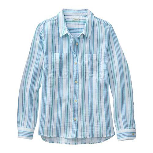 L.L. Bean Women's Cloud Gauze Long-Sleeve Shirt