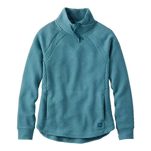 L.L. Bean Women's Ridgeknit Crossneck Pullover