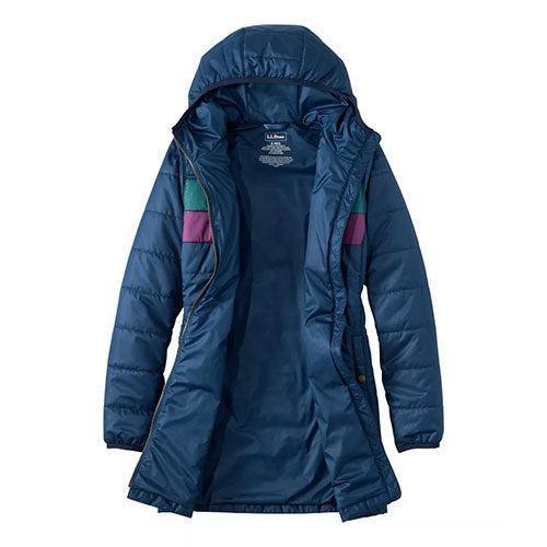 L.L. Bean Women's Mountain Classic Puffer Coat, Colorblock