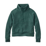 L.L. Bean Women's Ridgeknit Half-Zip Pullover, Oversized