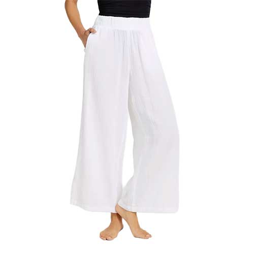 L.L. Bean Women's Cloud Gauze Wide-Leg Pant, Regular
