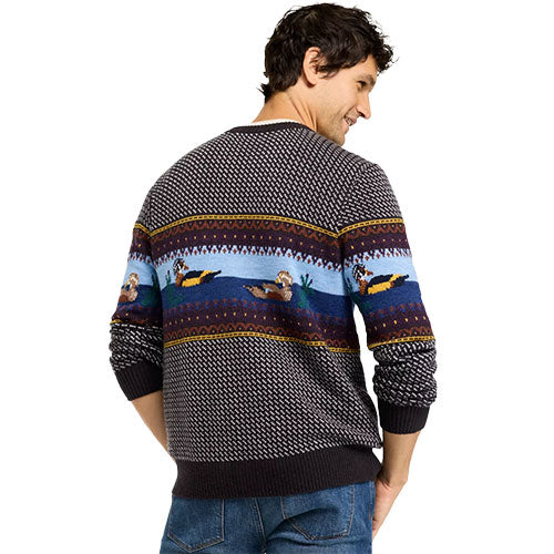 L.L. Bean Men's Essential Merino Sweaters, Crewneck, Pattern