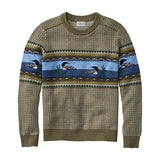 L.L. Bean Men's Essential Merino Sweaters, Crewneck, Pattern