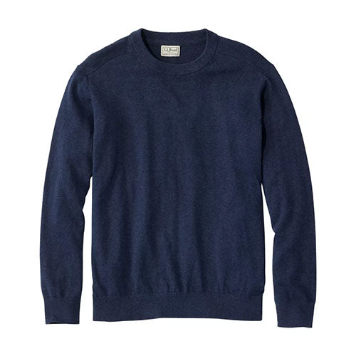 L.L. Bean Men's All Seasons Cotton Blend Sweater, Crewneck