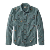 L.L. Bean Men's 1933 Chamois Cloth Shirt, Slim Fit, Print
