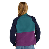 L.L. Bean Women's Mountain Classic Sweatshirt, Half-Zip Colorblock