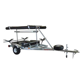Malone MegaSport 2 Kayak Trailer Ultimate Angler Package with MegaWings
