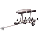 Malone MicroSport LowBed Trailer Package with 2nd Tier, 2 Sets SaddleUp, Cargo Box, Rod Tube, Spare Tire