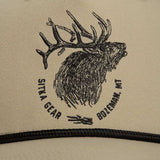 Sitka Elk Sketch Retro 5 Panel Snapback