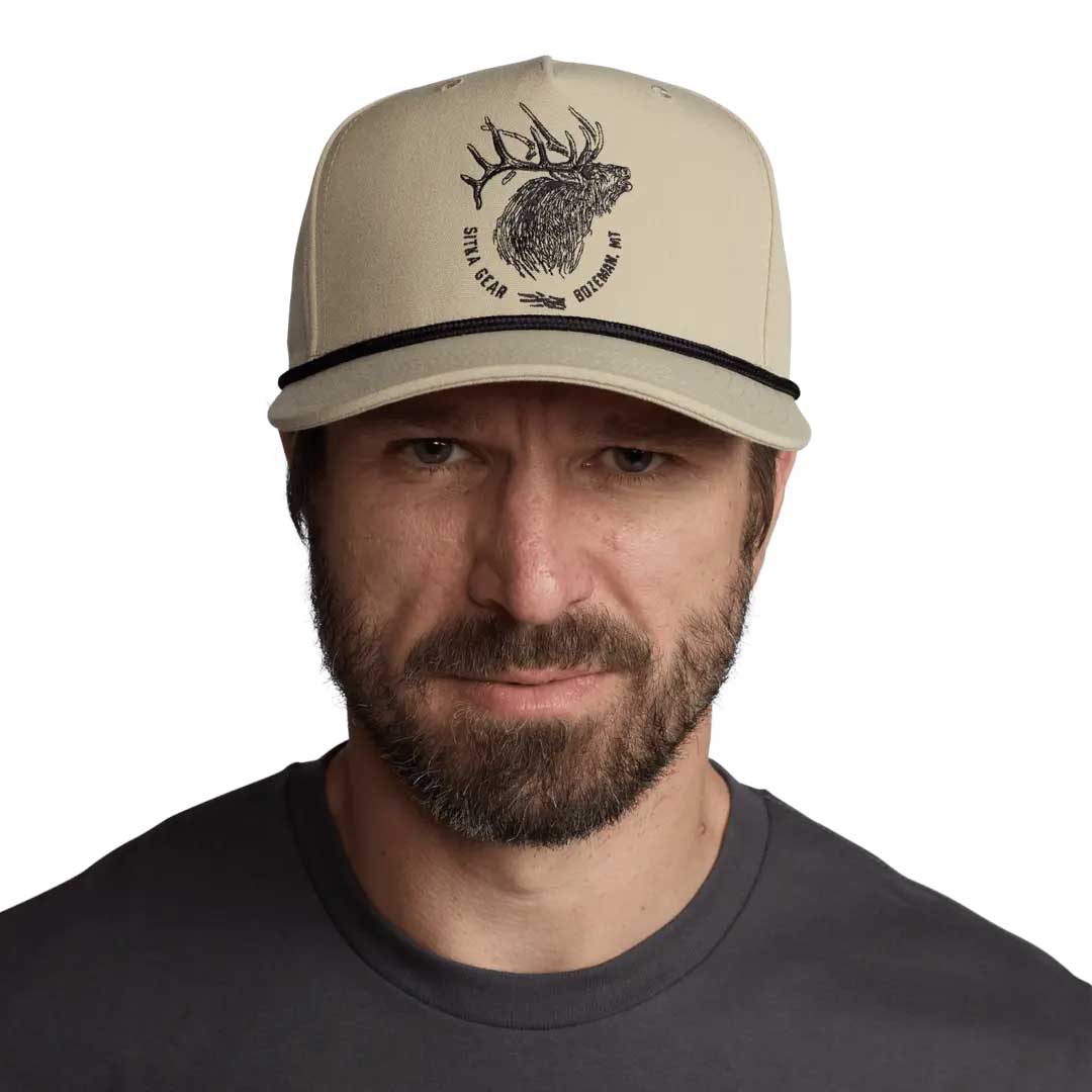 Sitka Elk Sketch Retro 5 Panel Snapback