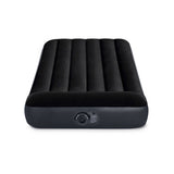 Intex 10-inch Twin Dura-Beam Pillow Rest Classic Airbed with QuickFill Plus Internal Pump