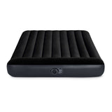 Intex 10-inch Queen Dura-Beam Pillow Rest Classic Airbed with QuickFill Plus Internal Pump