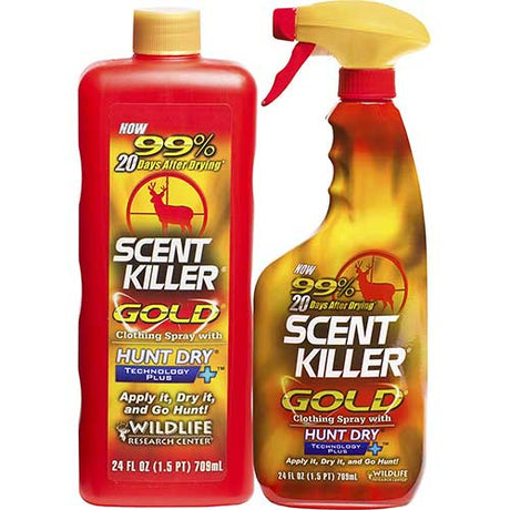 Wildlife Research 24/24 Combo Scent Killer Gold