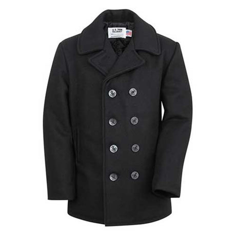 Schott Classic Melton Wool Navy Peacoat