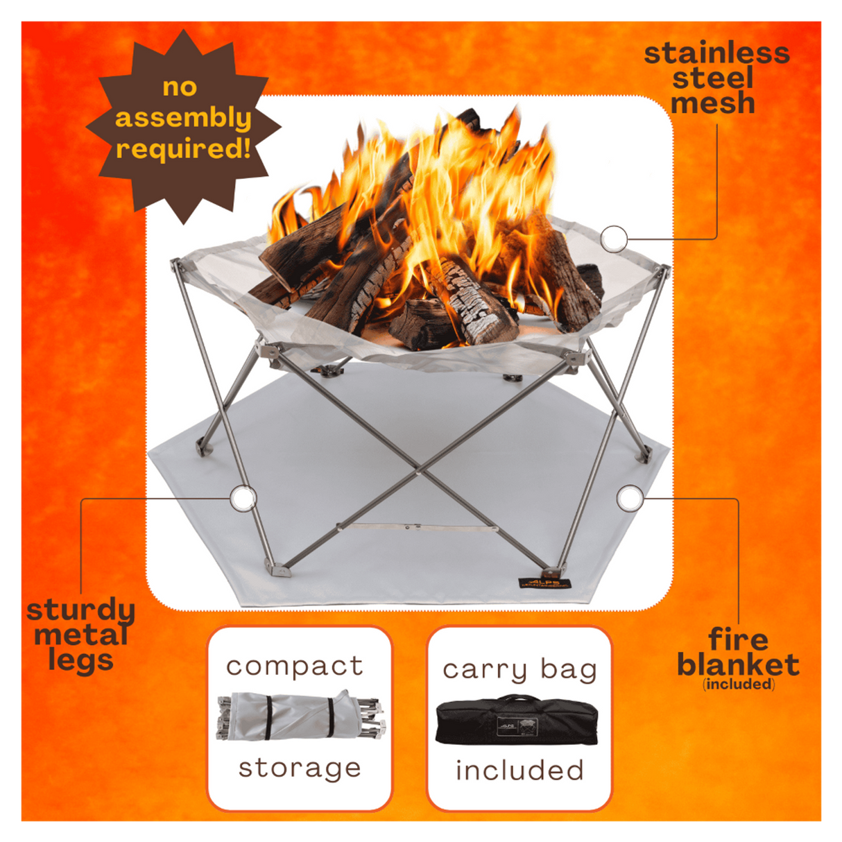 ALPS Mountaineering Gaze Fire Pit