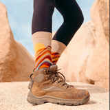 Paka Essential Rainbow Mountain Crew Socks