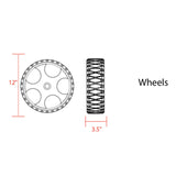 Wilderness Systems Heavy Duty Kayak Kart with No Flat Wheels