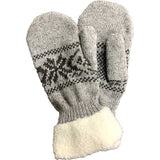 Grand Sierra Women's Ragg Wool Snowflake Mitten