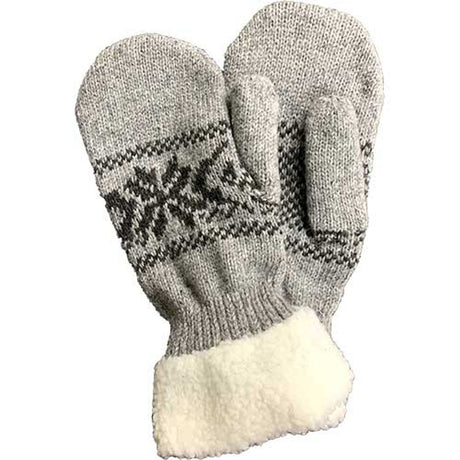Grand Sierra Women's Ragg Wool Snowflake Mitten