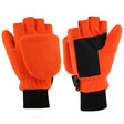 Grand Sierra Men's Blaze Orange Fleece Glove Mitten