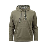 Huntworth Men's Knit Jersey Camo Flag Hoodie