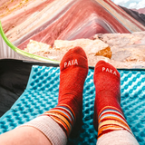 Paka Essential Rainbow Mountain Crew Socks