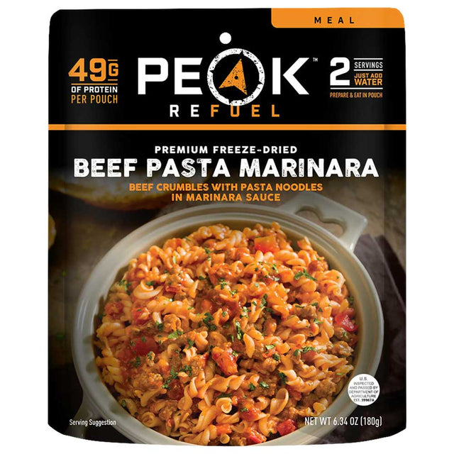 Peak Refuel Beef Pasta Marinara