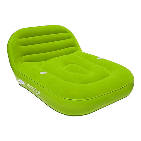 Airhead Sun Comfort Cool Suede Double Chaise Lounge Pool Float