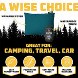 Wise Owl Outfitters Camping & Travel Pillow