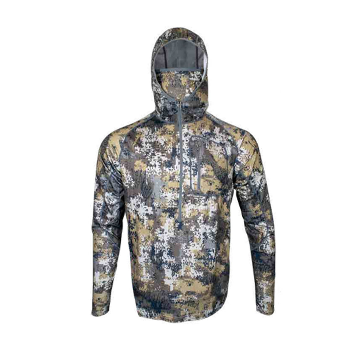 World Famous Sports Athletic Wicking Long-Sleeved Hooded Shirt