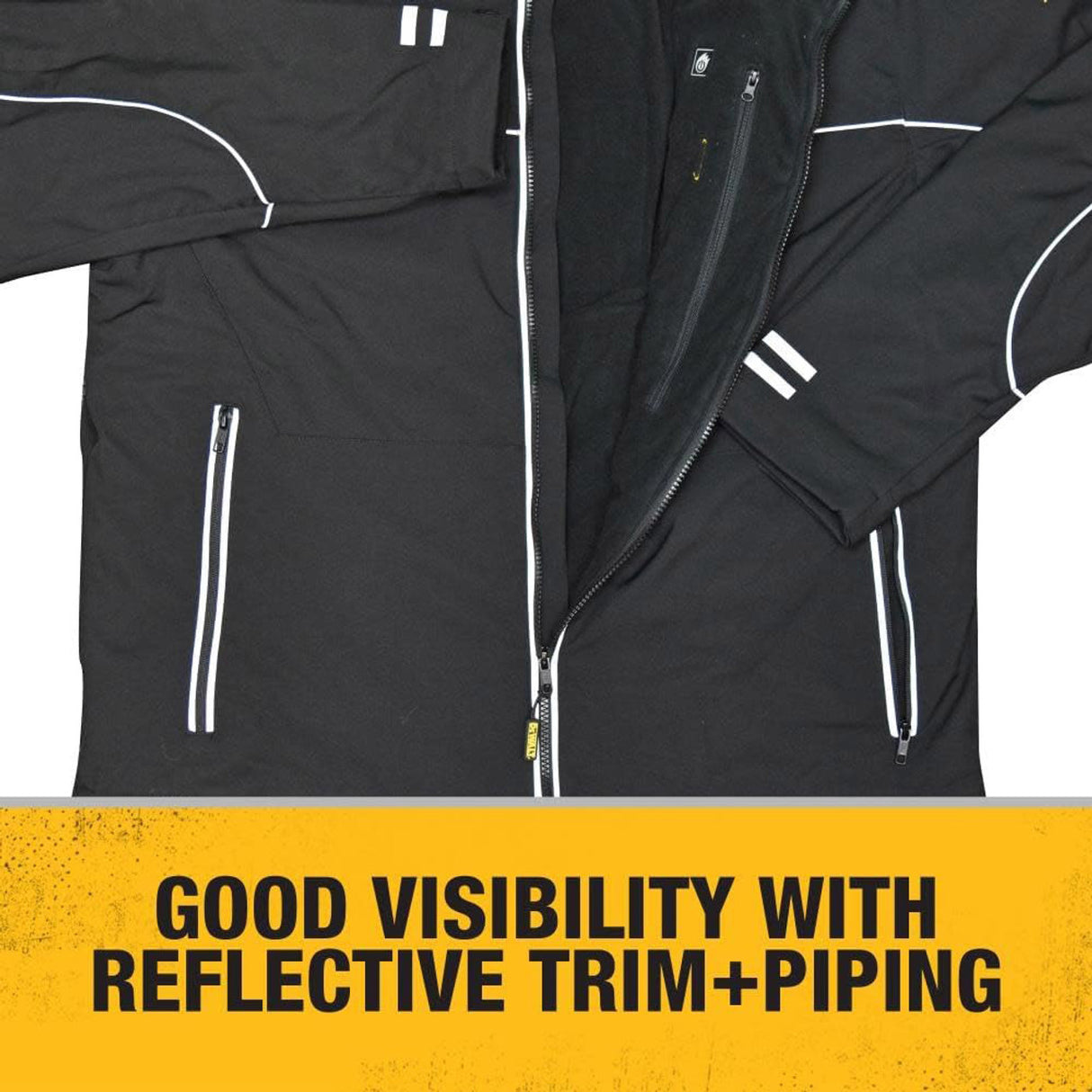 DEWALT Men's Heated Lightweight Softshell Jacket