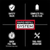 Mr. Heater Fuel Keg 16oz Empty Refillable Propane Tank