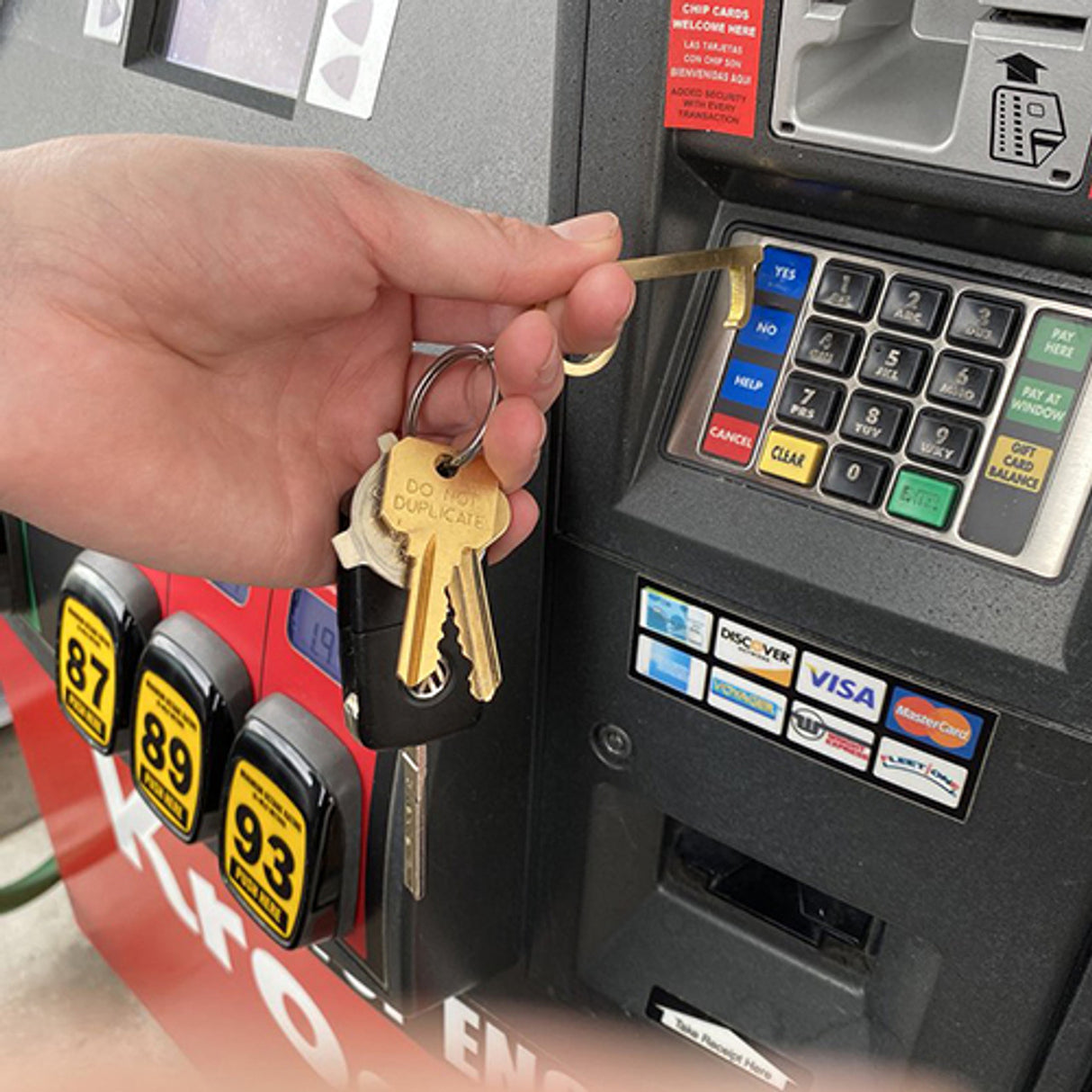 HY-GENIE No Touch Brass Hand Tool