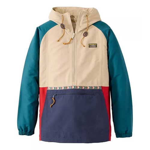 L.L. Bean Men's Mountain Classic Anorak, Multi-Color